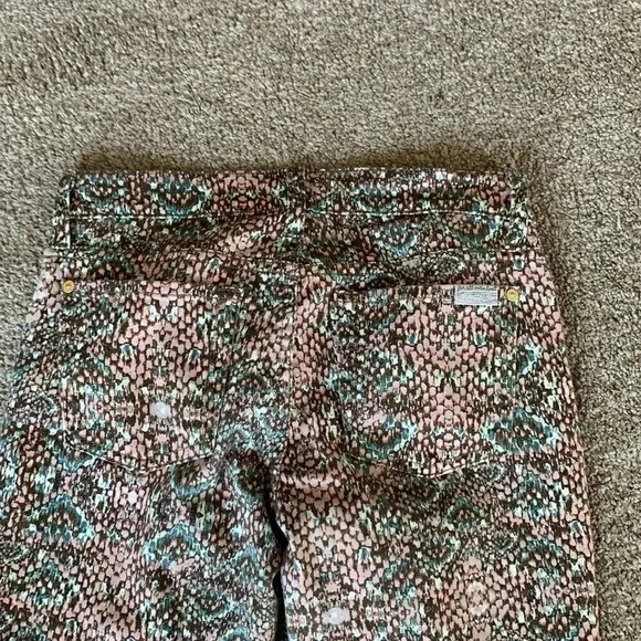 7 For All Mankind | Super Skinny Snake Print Jean - Picture 8 of 10